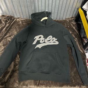 Polo ralph lauren black hoodie